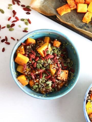 Balsamic Quinoa Salad with Roasted Squash