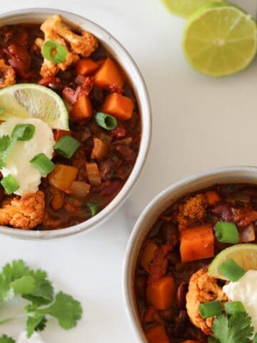 Black Bean Butternut Squash Chili