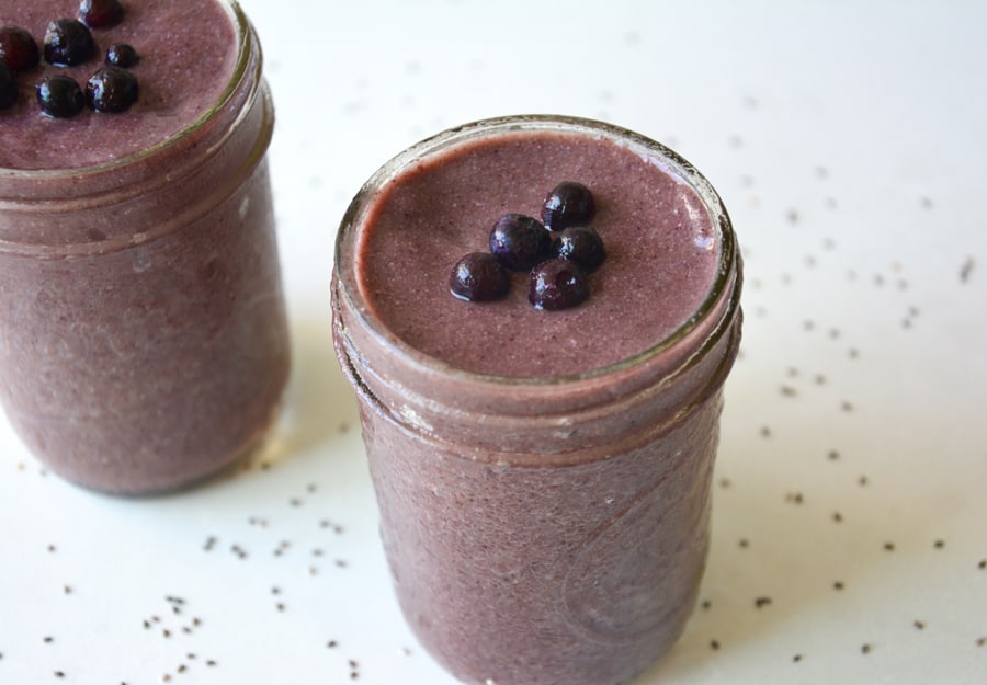 Blueberry and Coconut Smoothie