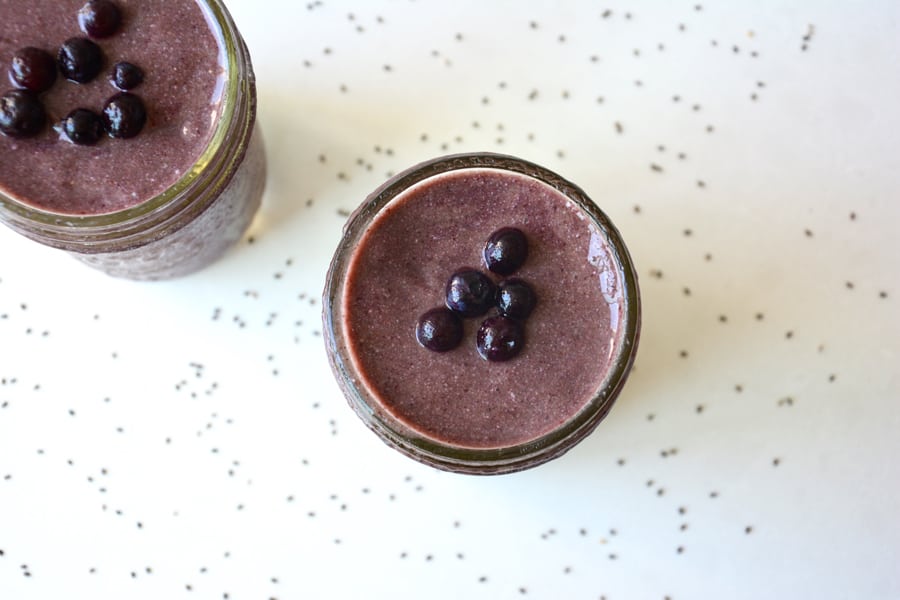 Blueberry and Coconut Smoothie