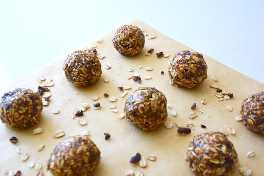 Oatmeal and Almond Butter Bites