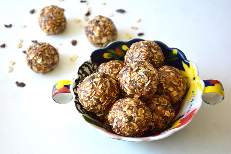 Oatmeal and Almond Butter Bites