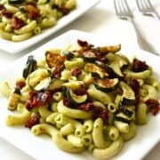 Pesto Pasta with Roasted Vegetables